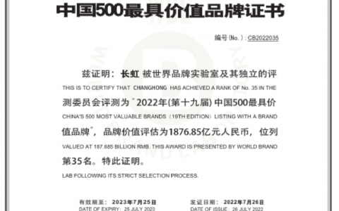 剖析长虹品牌价值，是如何实现一步步跃升的？
