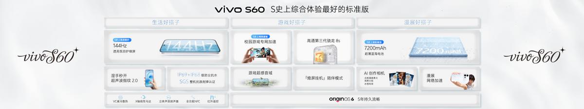 4K Live原相机，帧帧丝滑真清晰，vivo S60系列正式发布