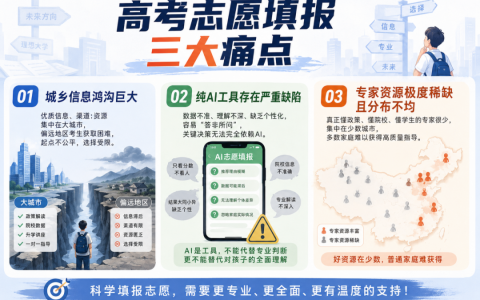 高考志愿填报，不能只靠AI