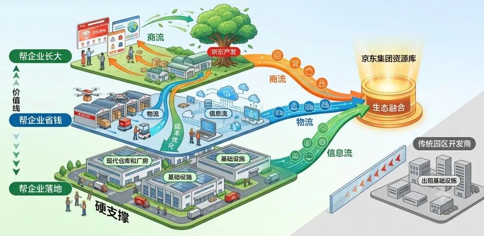 “硬基建”与“软服务”：京东产发助力产业升级的两把斧
