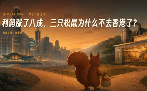 利润涨了八成，三只松鼠为什么不去香港了？
